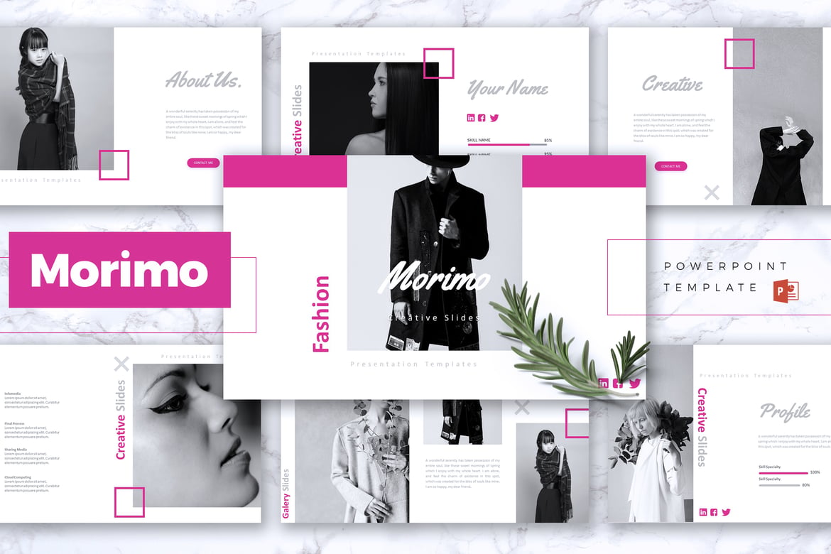 MORIMO - Template Presentasi PowerPoint Kreatif dan Modern