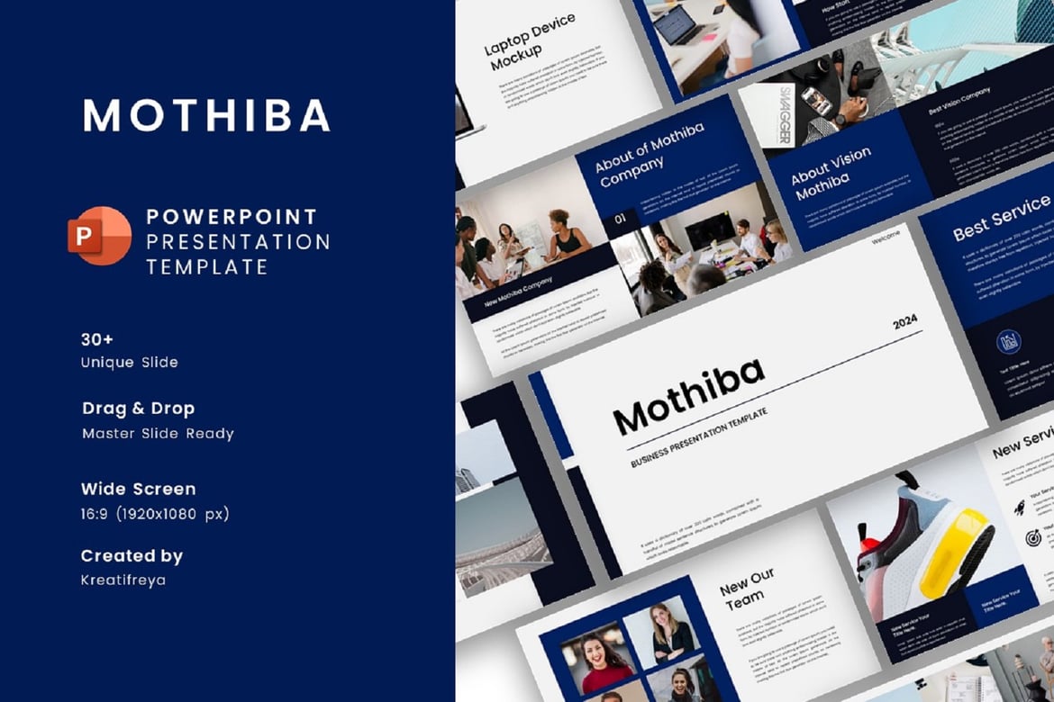 Template Presentasi Bisnis Morthiba yang Menarik dan Profesional