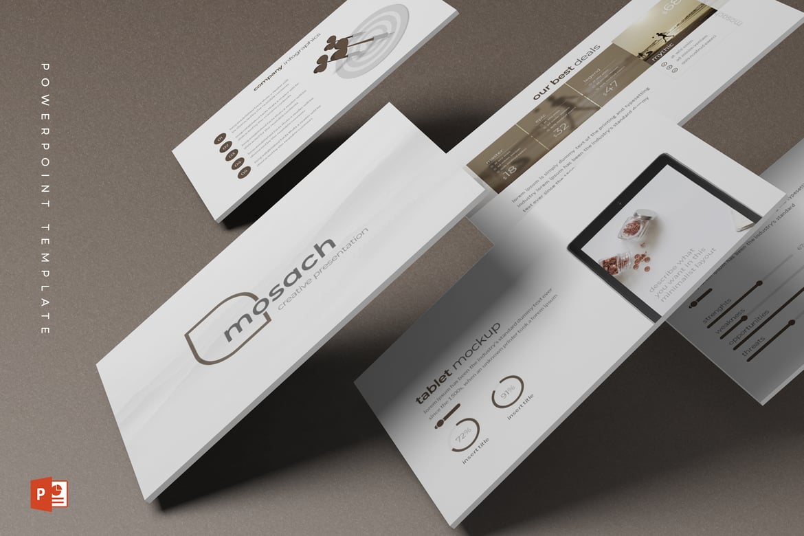 Mosach - Template Presentasi PowerPoint yang Menarik