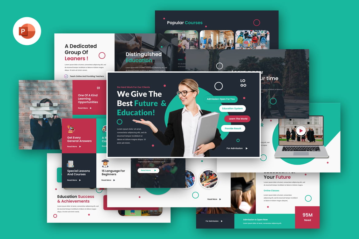 Template Presentasi PowerPoint Motivasi yang Menarik