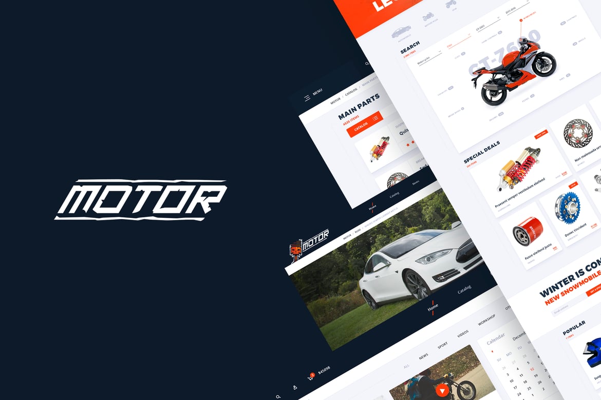 Template Website Motor – Kendaraan, Suku Cadang & Aksesoris