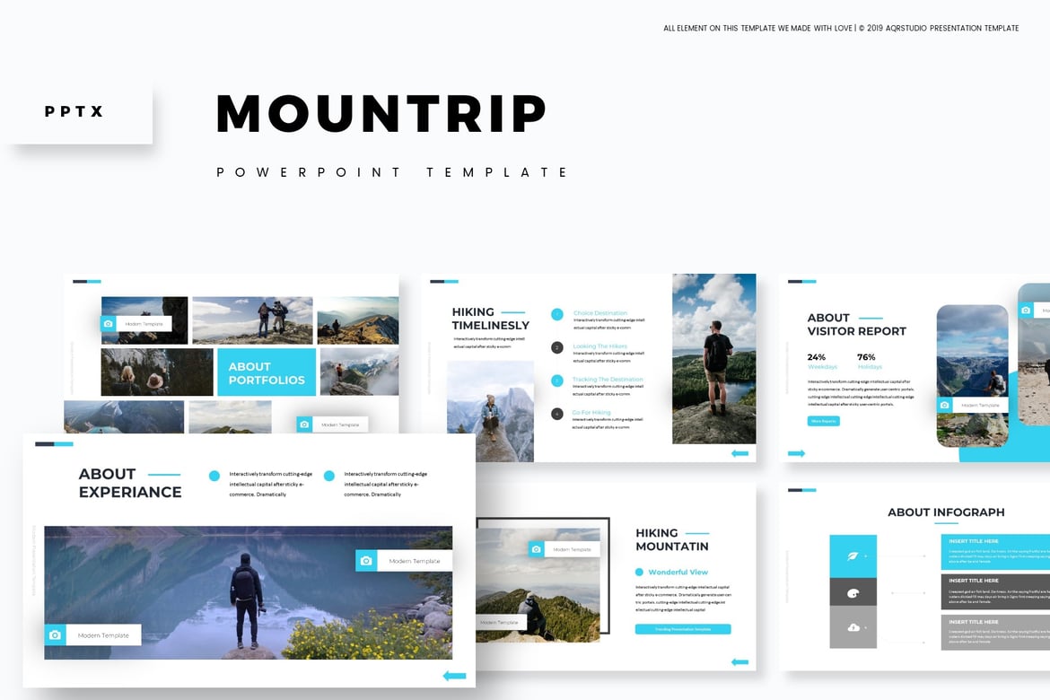 Mountrip - Template PowerPoint Serbaguna untuk Presentasi Menarik
