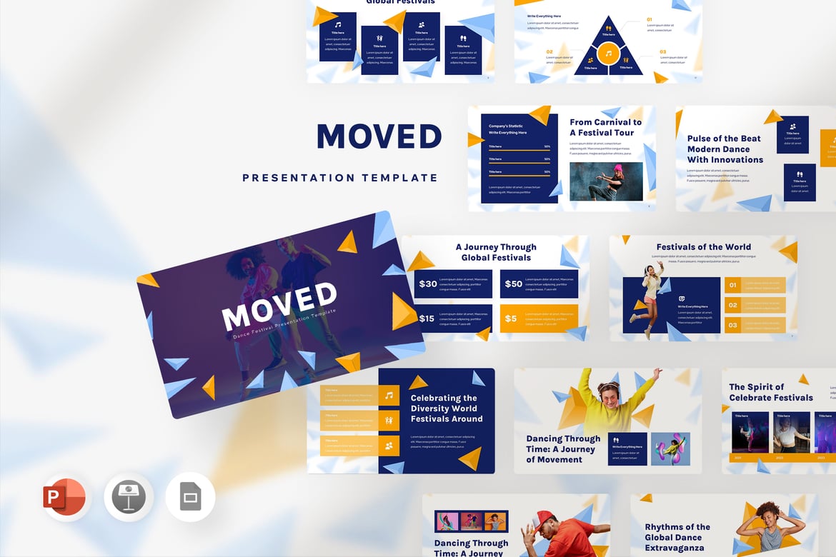 Template PowerPoint Menari yang Memikat untuk Presentasi Anda