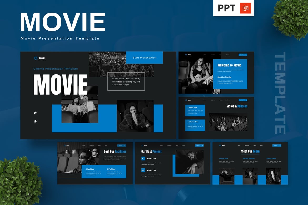 Template Powerpoint Film yang Menarik untuk Presentasi Anda