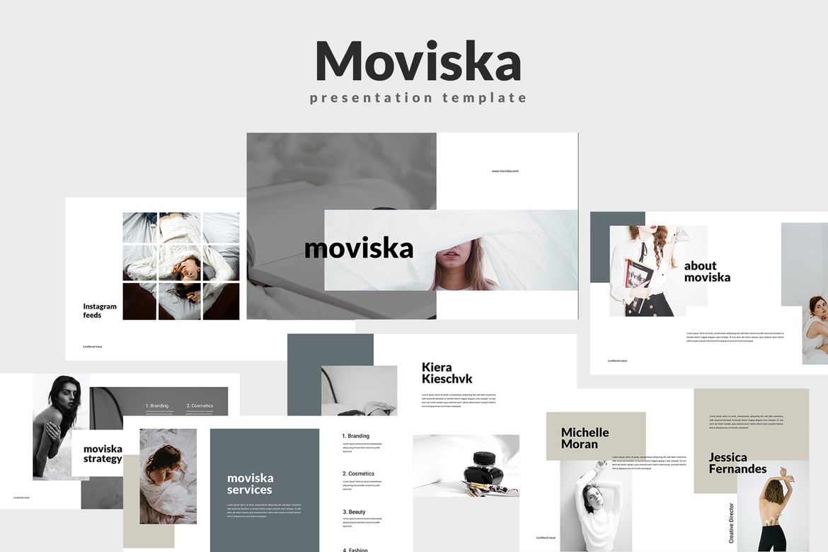 Moviska - Template Presentasi Fashion yang Menawan