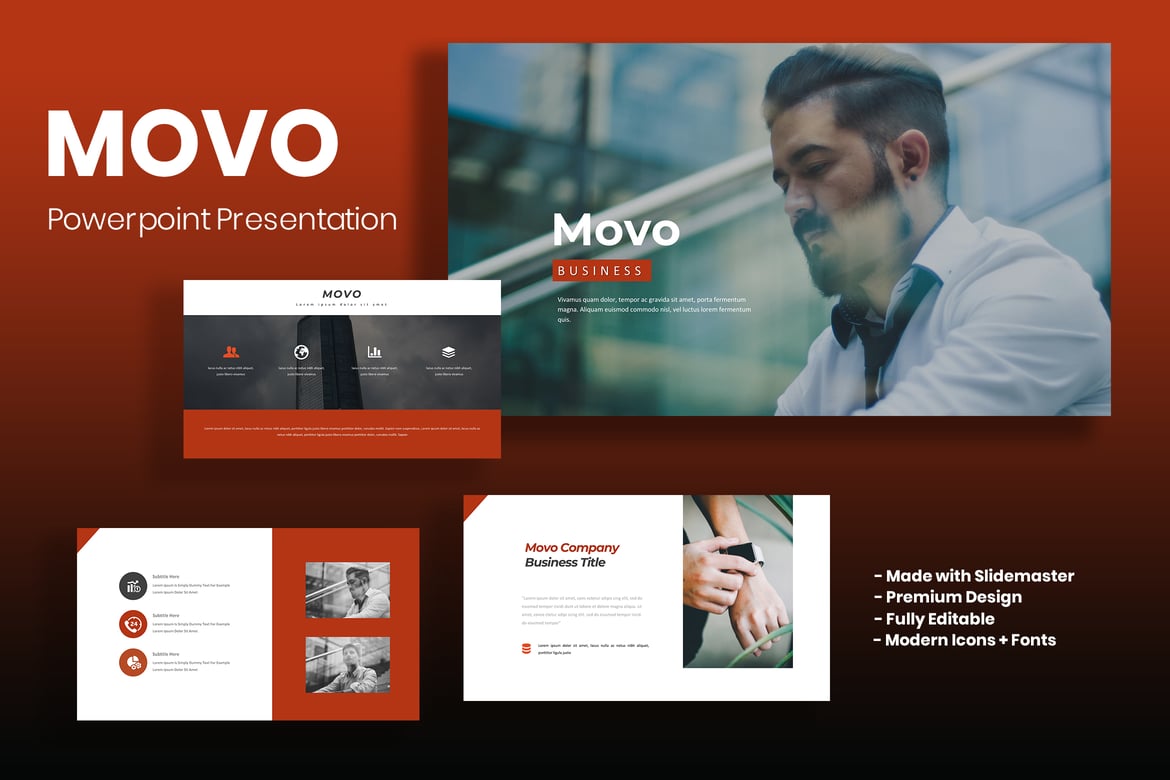 Movo - Template Presentasi PowerPoint yang Menarik