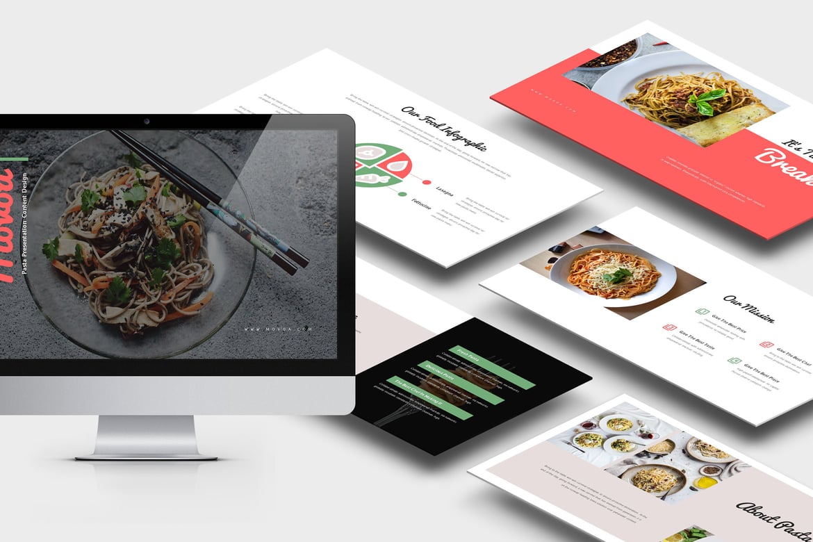 Template Presentasi Pasta Movoa: Solusi Cepat dan Menarik untuk Restaurant Anda