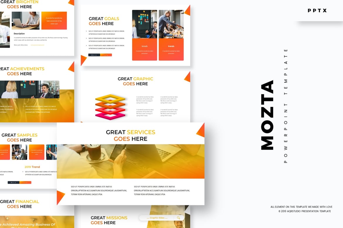 Mozta - Template PowerPoint Serbaguna yang Menarik