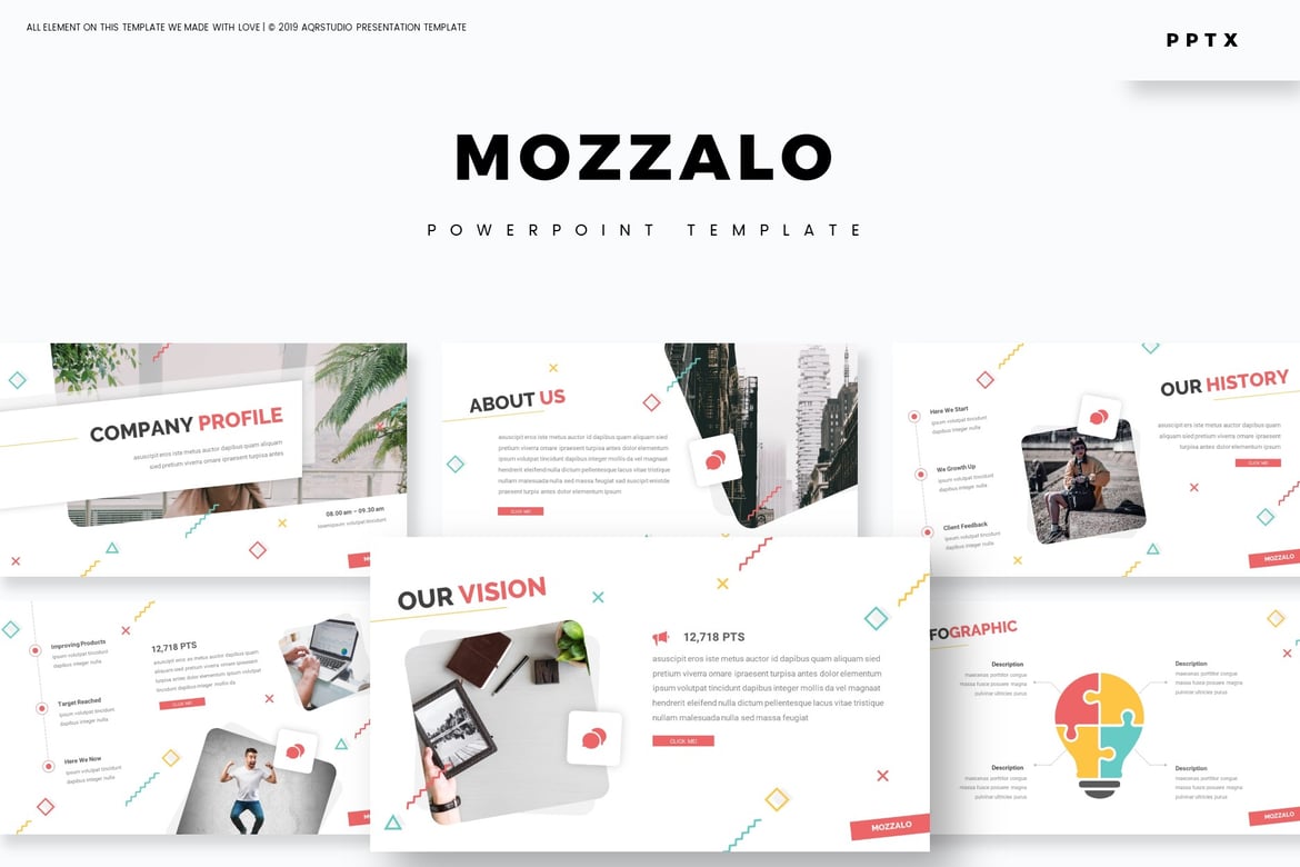 Mozzalo - Template Powerpoint Modern untuk Segala Kebutuhan