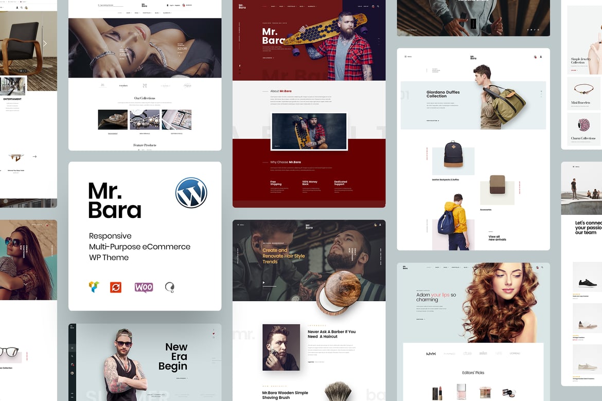 Mr.Bara - Tema WordPress eCommerce Serbaguna untuk Toko Online Anda