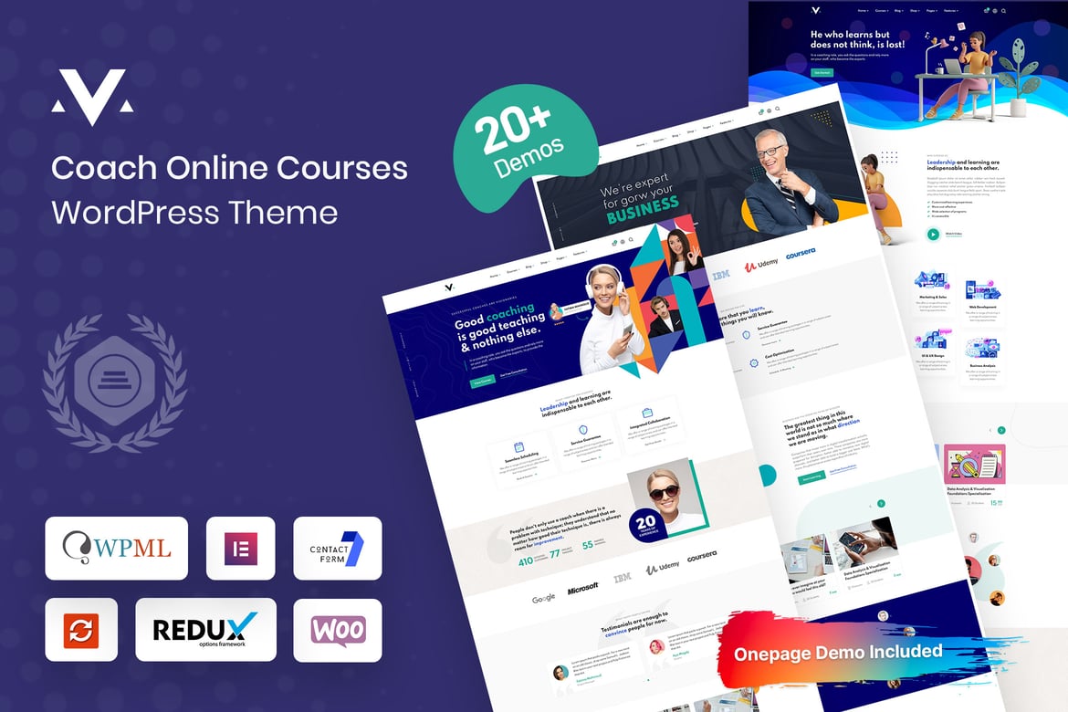 Mudarib - Tema WordPress untuk Kursus Online dan Pelatihan Coach