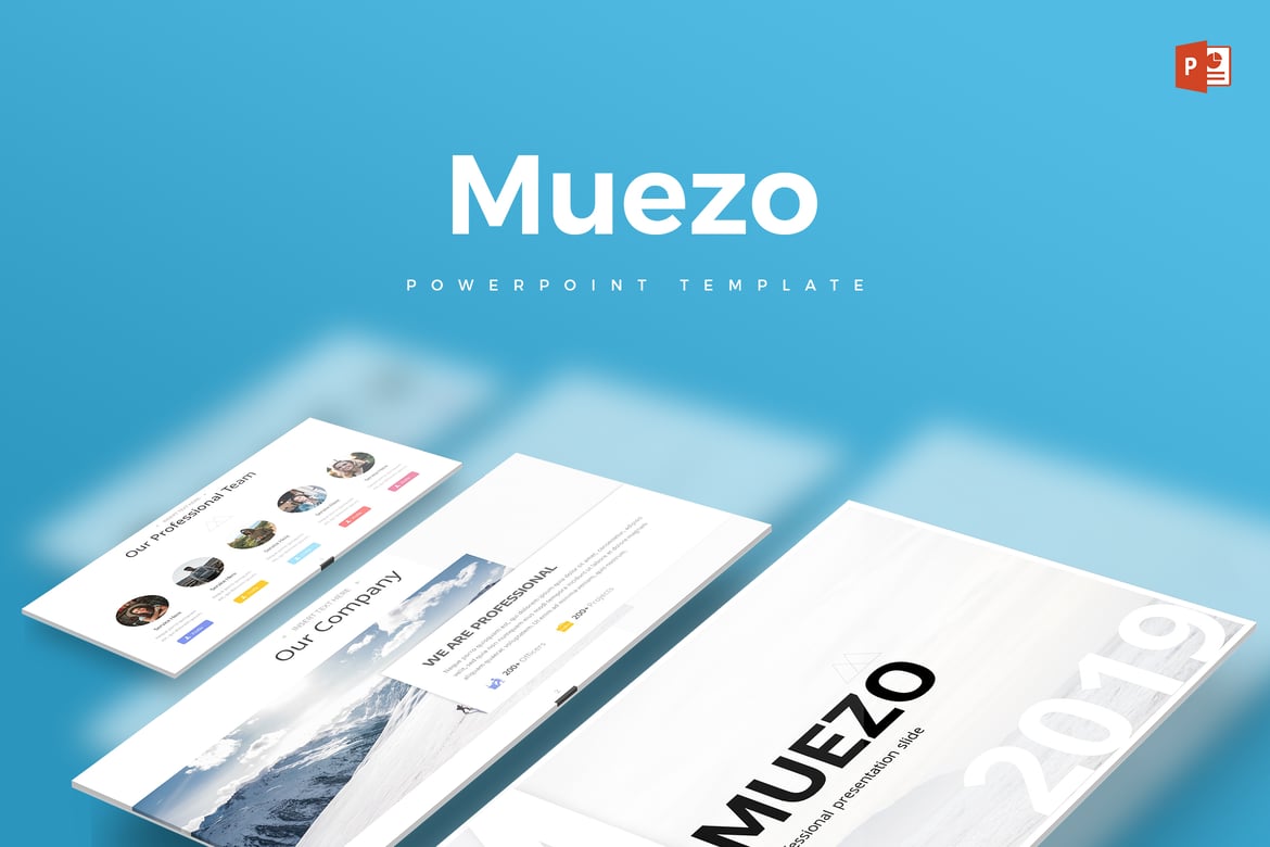 Muezo - Template PowerPoint untuk Presentasi Profesional