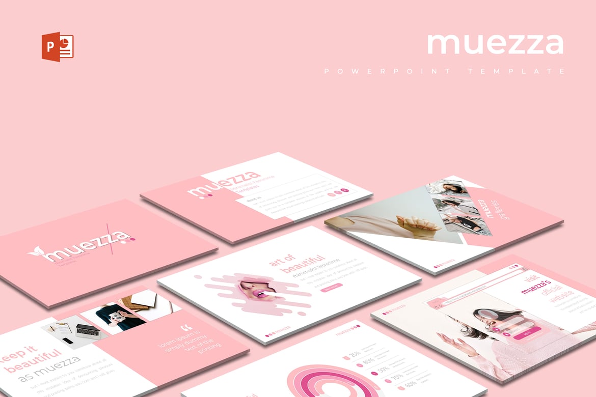 Muezza - Template PowerPoint Serbaguna yang Menarik