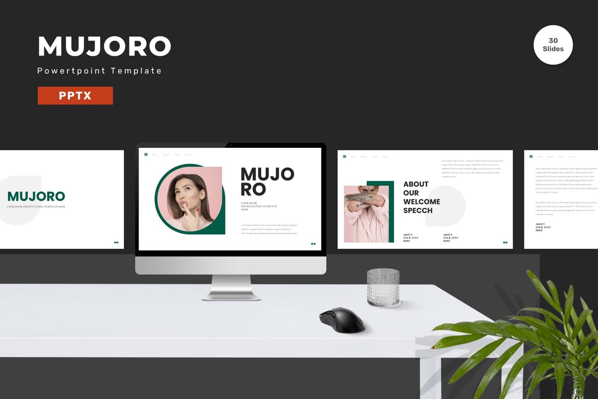 Mujoro - Template Presentasi PowerPoint Profesional