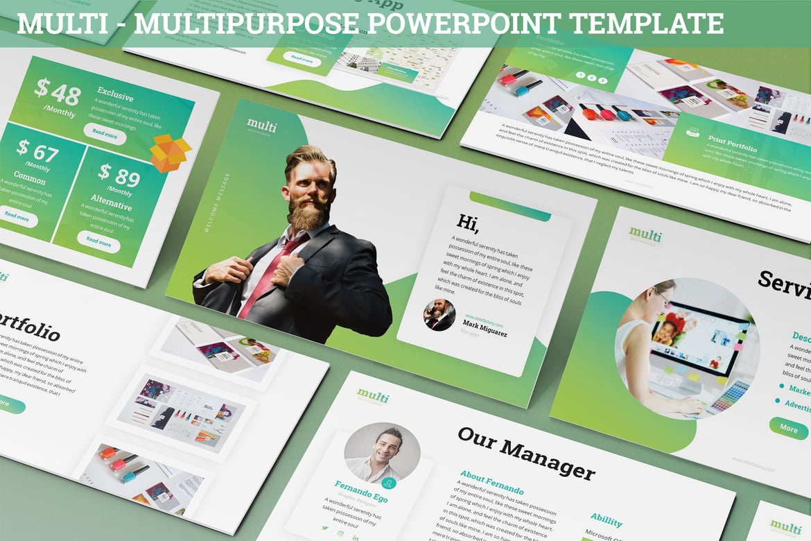 Template Powerpoint Serbaguna yang Modern dan Menarik