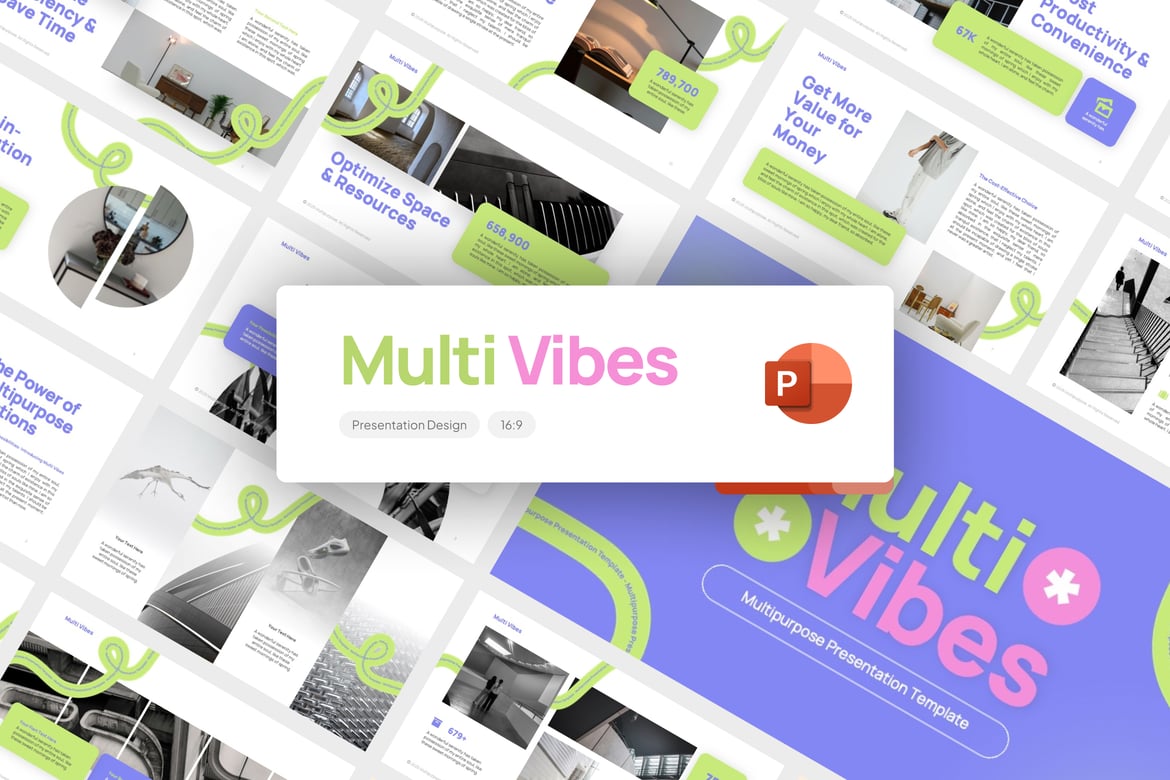 Template Presentasi Multi Vibes - Serbaguna untuk PowerPoint