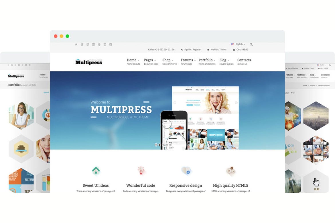 Multipress - Template Website HTML5 Responsif untuk Bisnis Anda