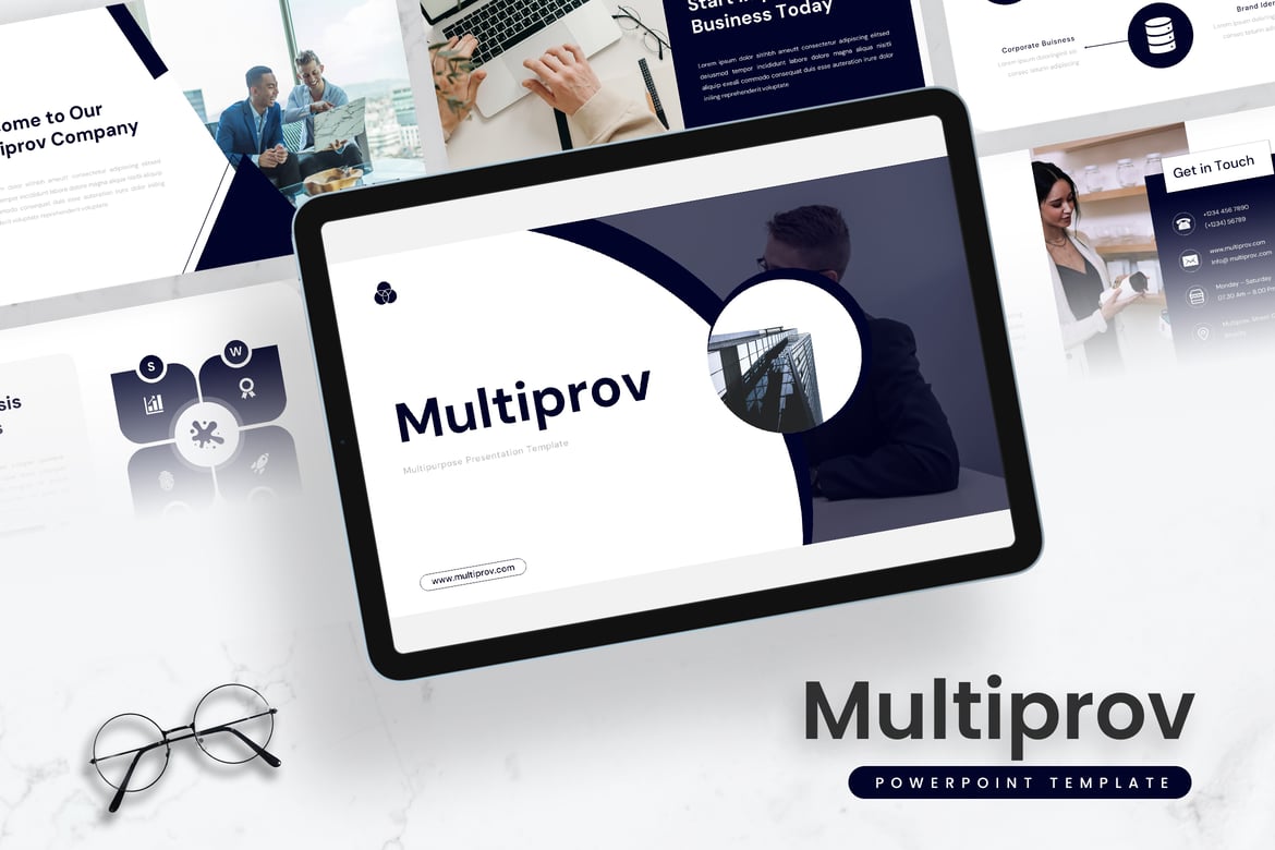 Template PowerPoint Multiprov – Solusi Presentasi Serbaguna