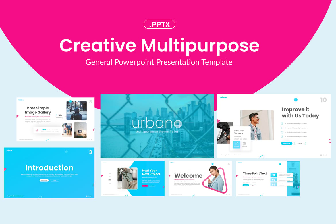 Template Presentasi Powerpoint Serbaguna yang Profesional
