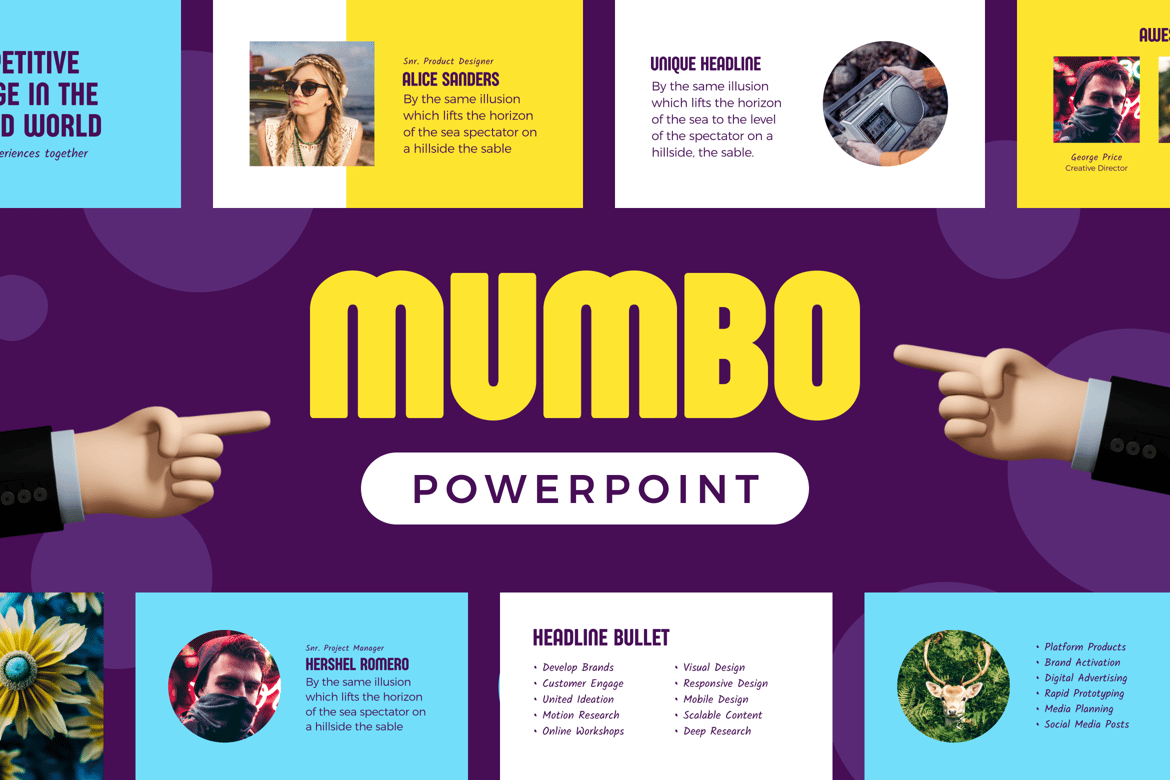Mumbo - Template Powerpoint Presentasi yang Menarik