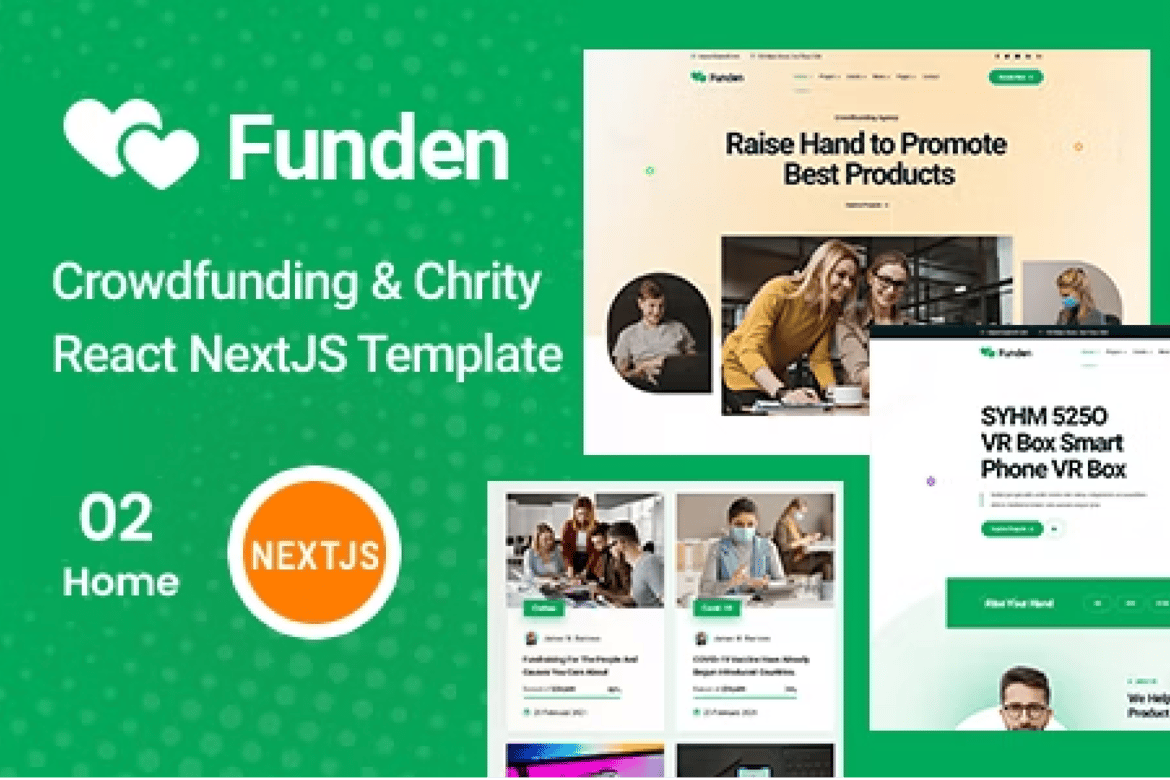Mundeen - Template Website Crowdfunding dan Amal yang Menarik