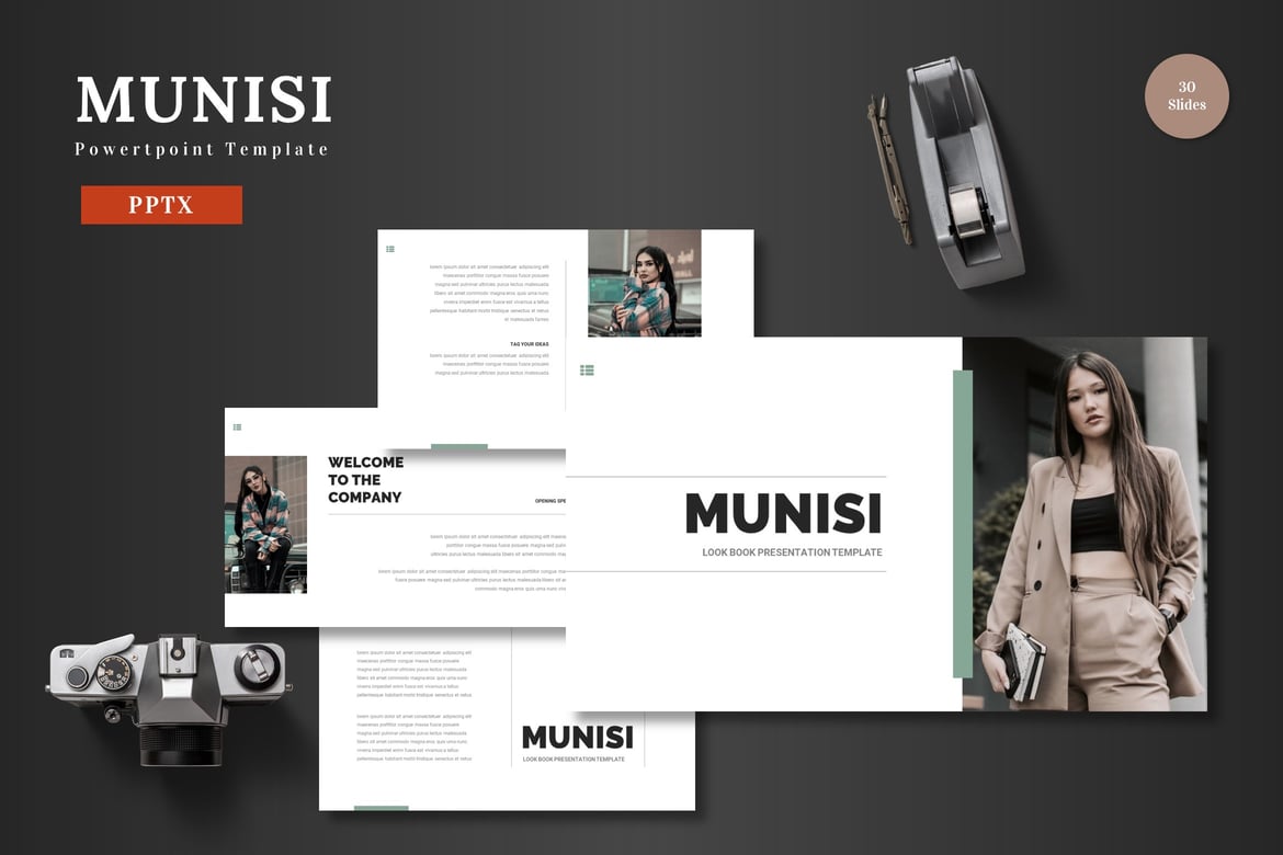Template Powerpoint Munisi - Solusi Presentasi Profesional