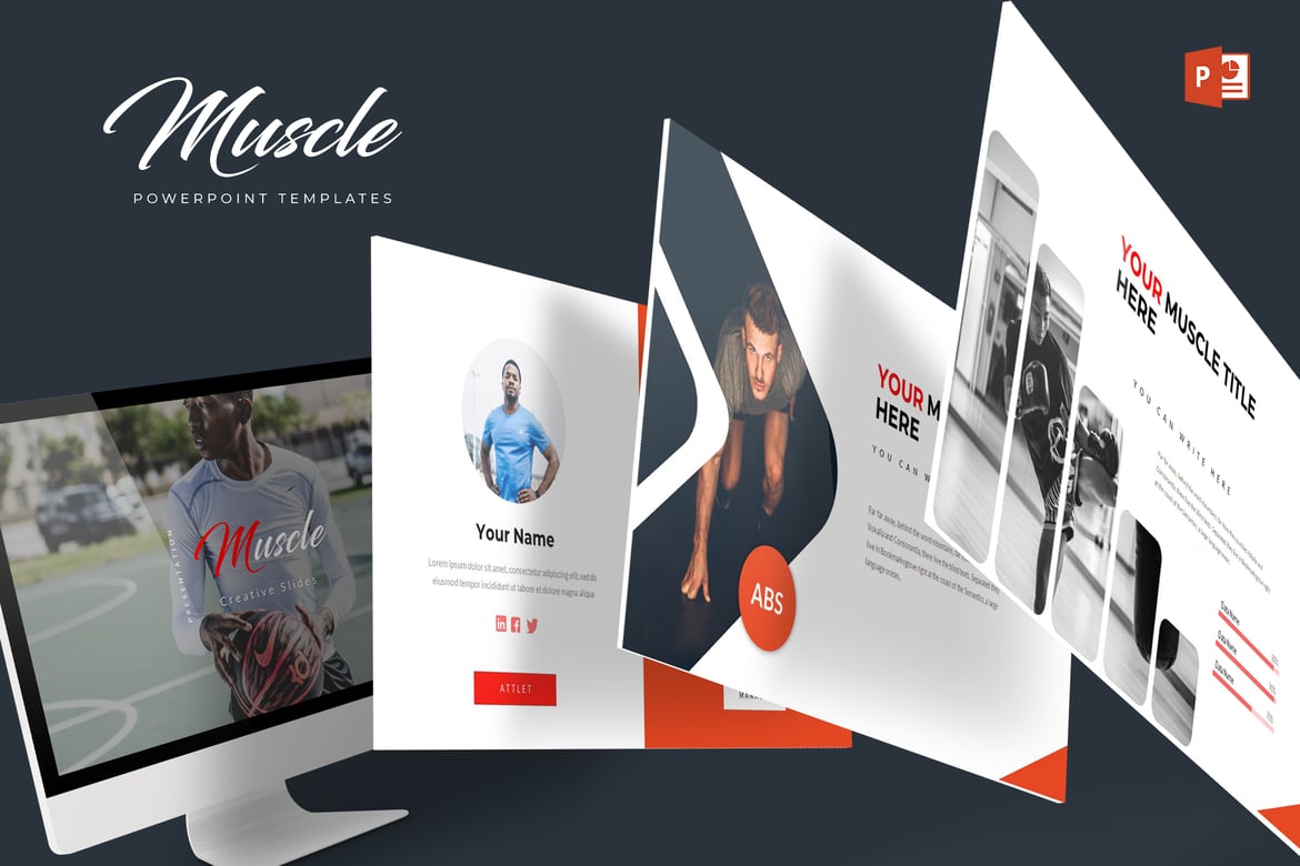 Template Powerpoint Muscle: Solusi Presentasi Profesional Anda