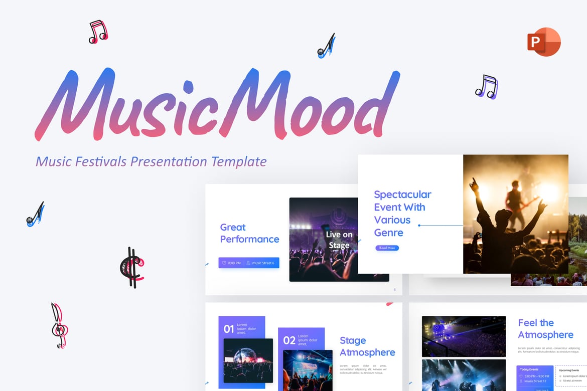 Template PowerPoint MusikMood: Ciptakan Presentasi Menarik dan Profesional