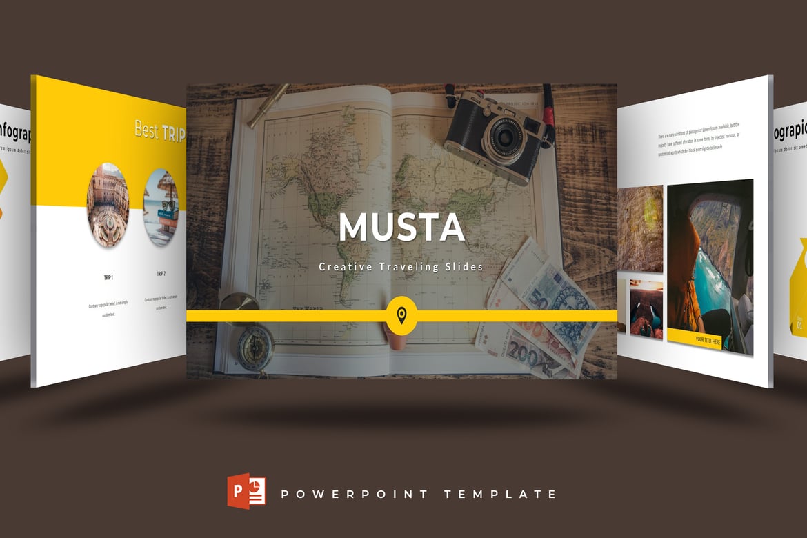 Musta - Template PowerPoint Serbaguna yang Menarik