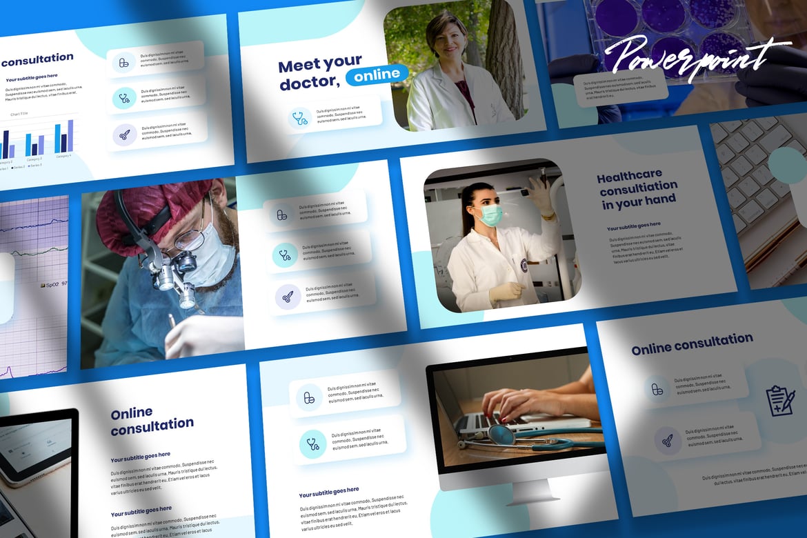 MyDoc - Template Presentasi Medis Powerpoint yang Profesional