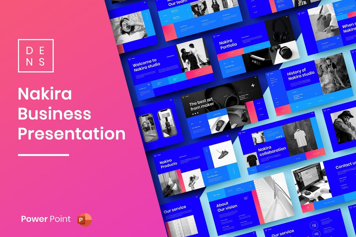 Nakira – Template PowerPoint Bisnis yang Menarik