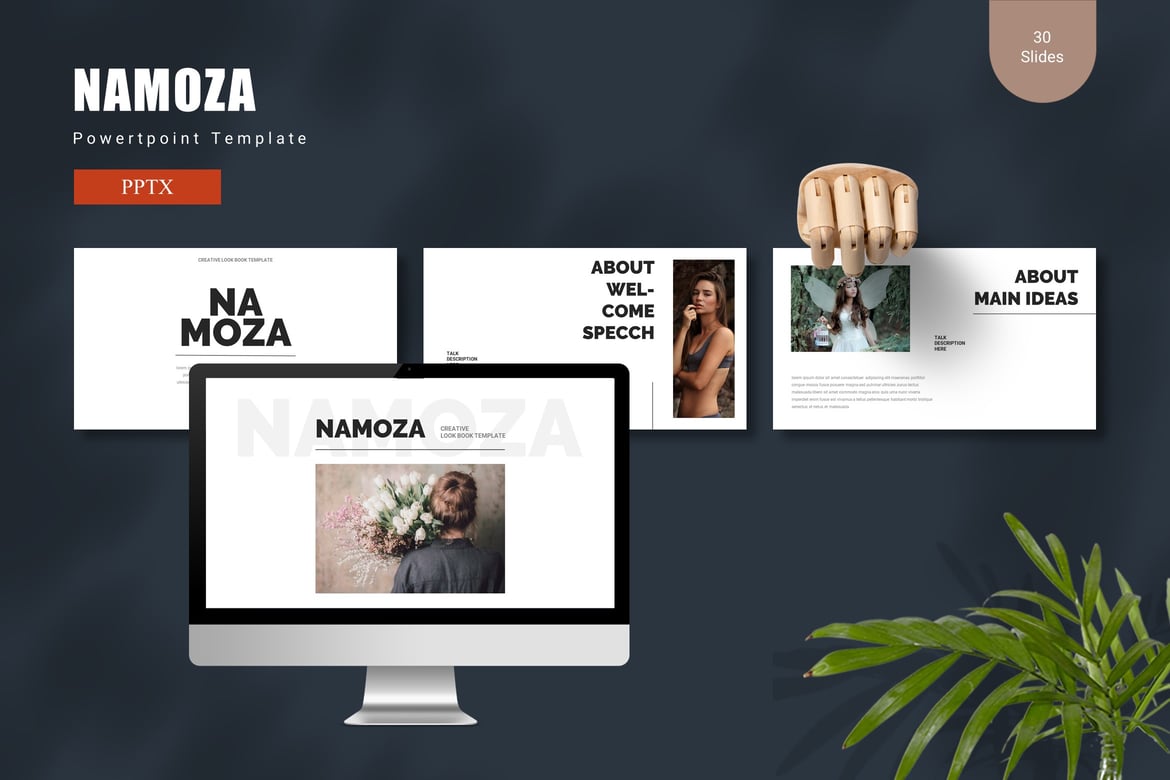 Namoza - Template Powerpoint yang Memukau untuk Presentasi Anda
