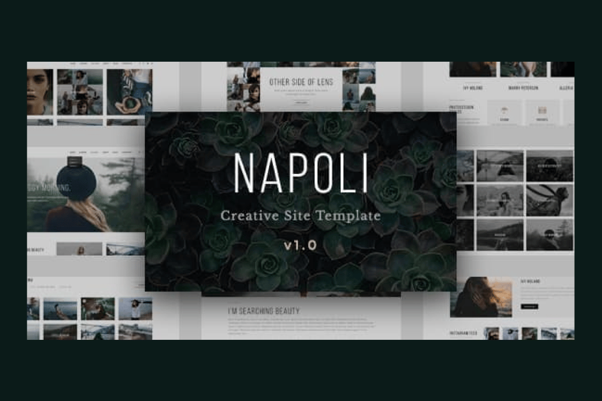 Napoli - Template Website Fotografi Responsif yang Modern
