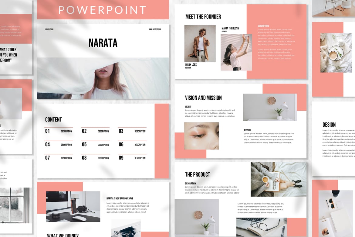 Narata - Template Presentasi Brandbook Profesional