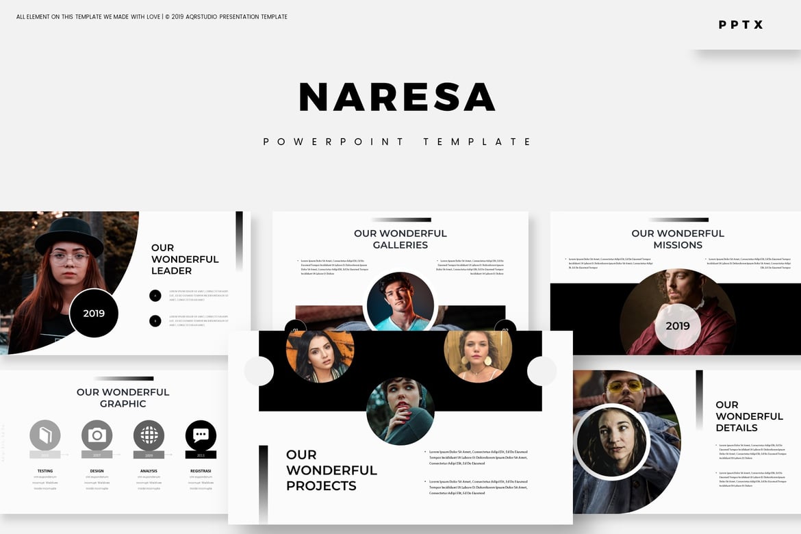 Naresa - Template PowerPoint Serbaguna yang Menarik