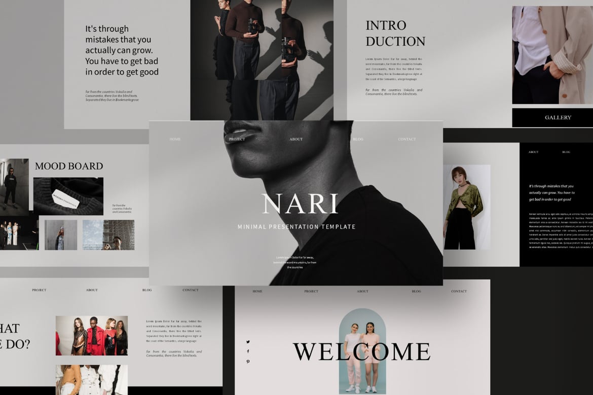 Template PowerPoint Nari - Presentasi Menarik dan Profesional