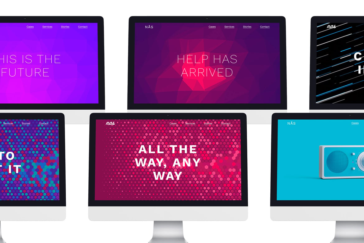 Nås – Template Website Satu Halaman Minimalis yang Menawan