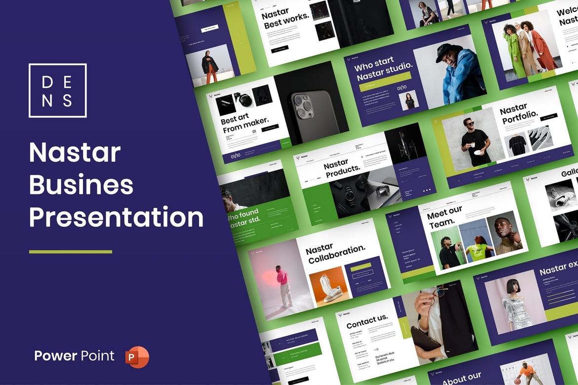 Nastar – Template PowerPoint Bisnis yang Menarik