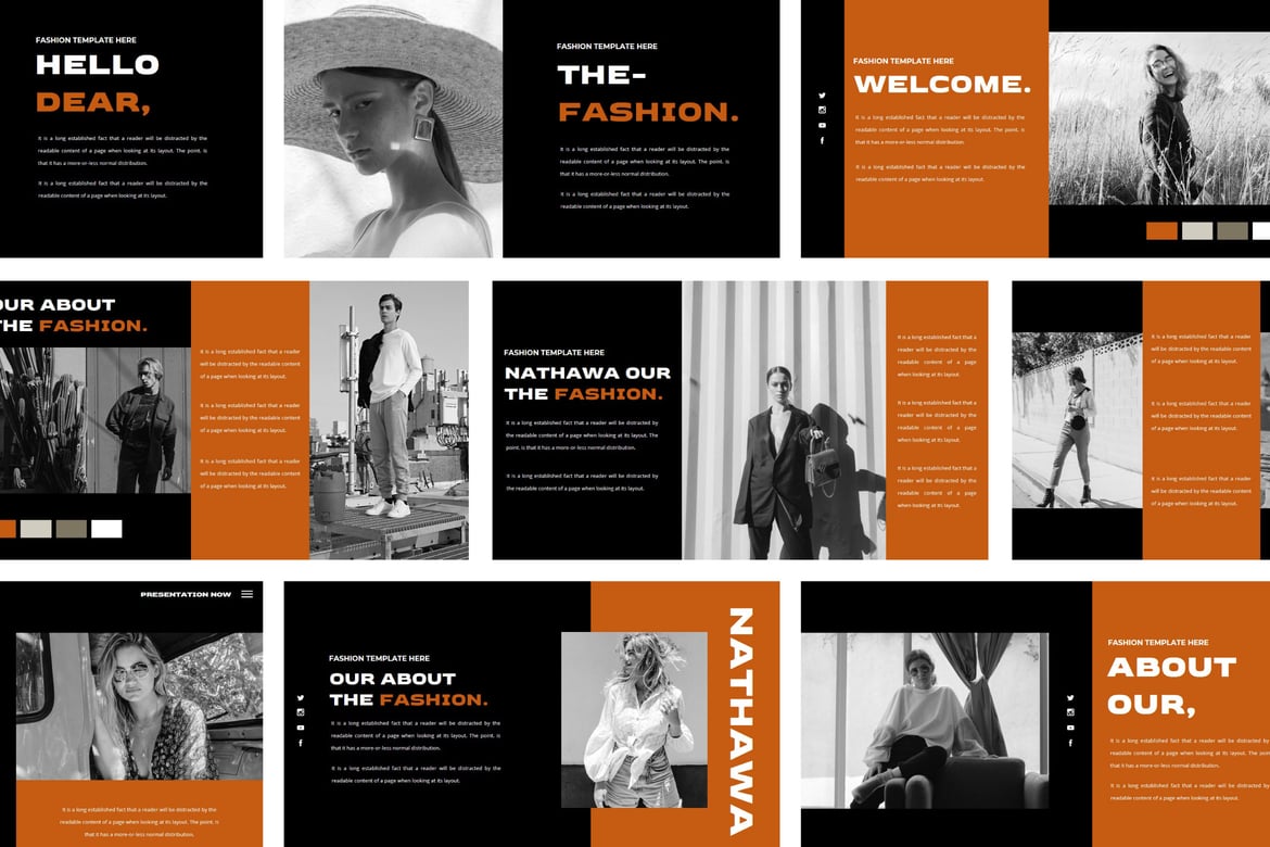 Template Powerpoint NATHAWA yang Menarik dan Profesional