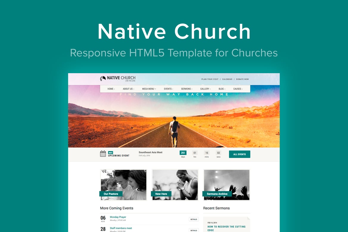 Template Website Gereja NativeChurch - Solusi Ideal untuk Komunitas Anda