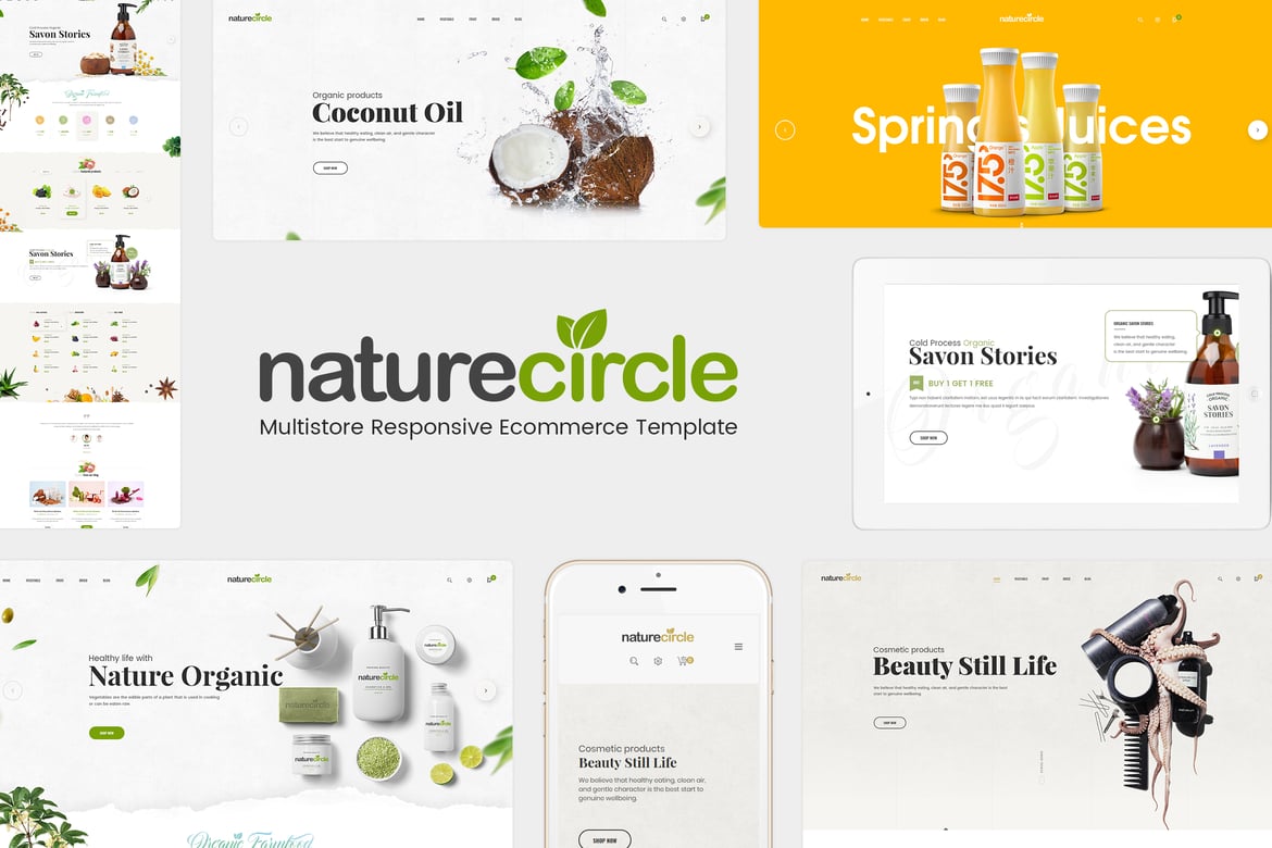 NatureCircle - Tema WordPress Organik untuk Toko Online Anda