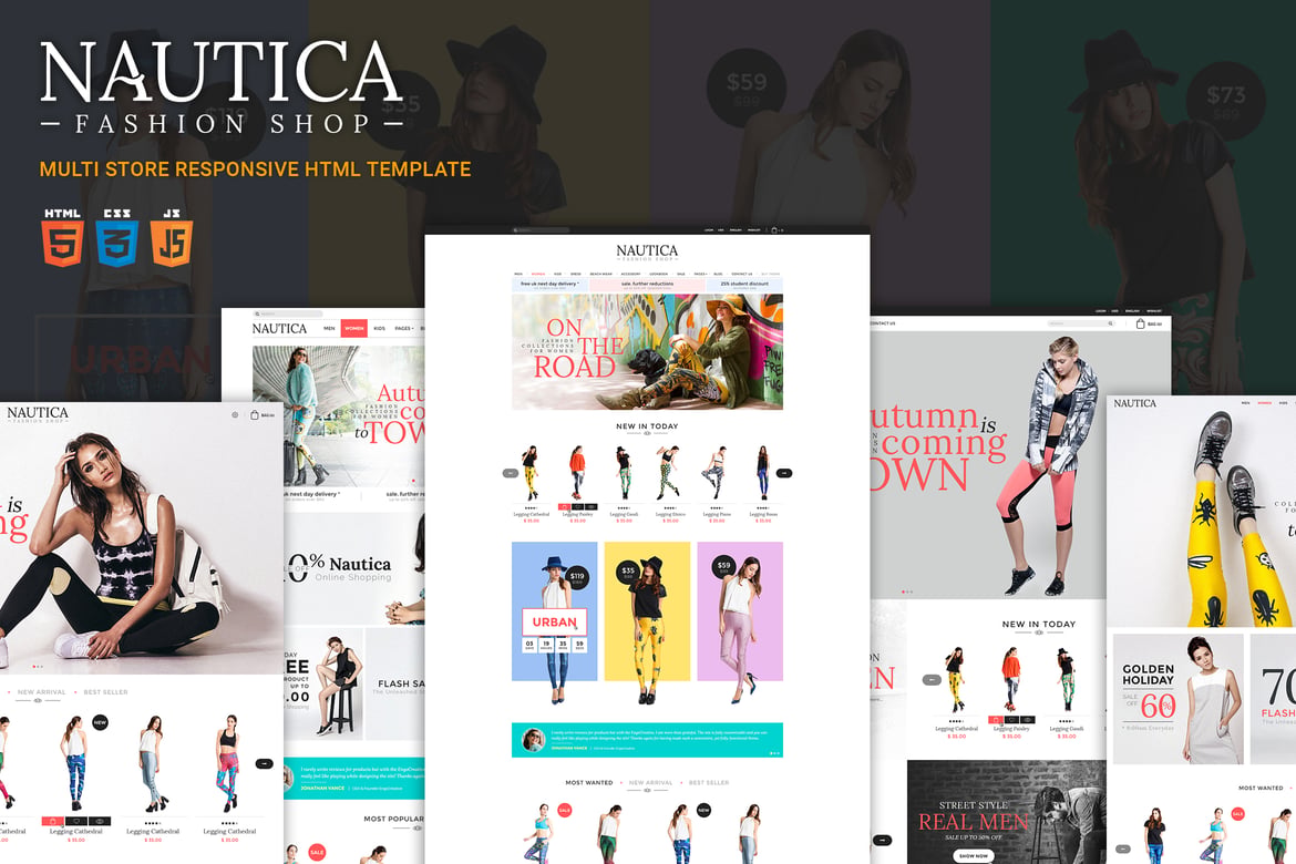 Nautica | Template Website Responsif yang Menawan