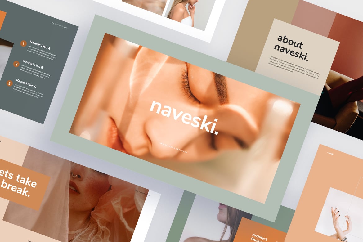 Naveski - Template PowerPoint Kreatif dan Berkualitas Tinggi