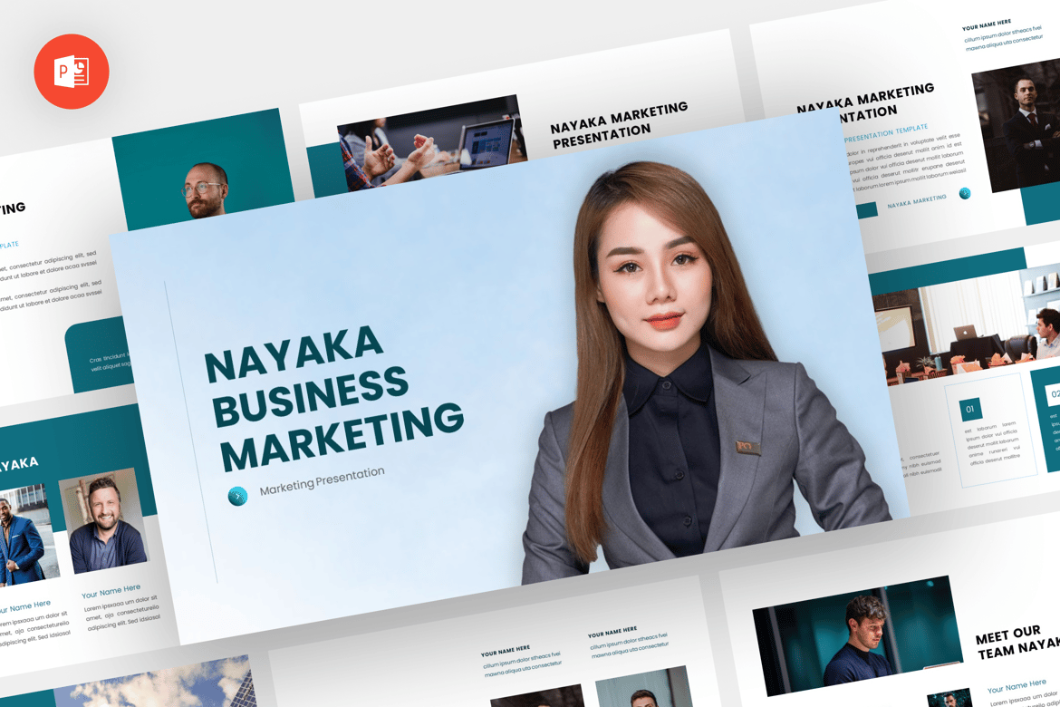 Template Powerpoint Nayaka - Solusi Presentasi Marketing Profesional