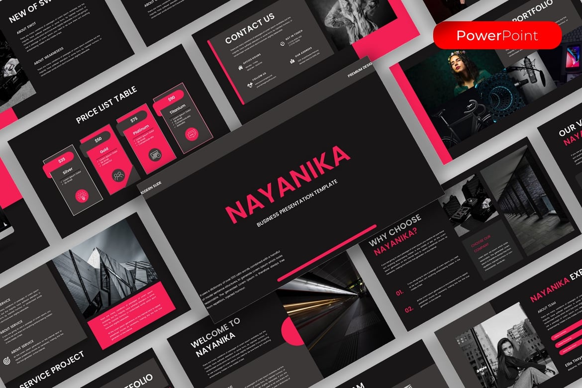 Nayanika - Template Presentasi PowerPoint Profesional untuk Bisnis