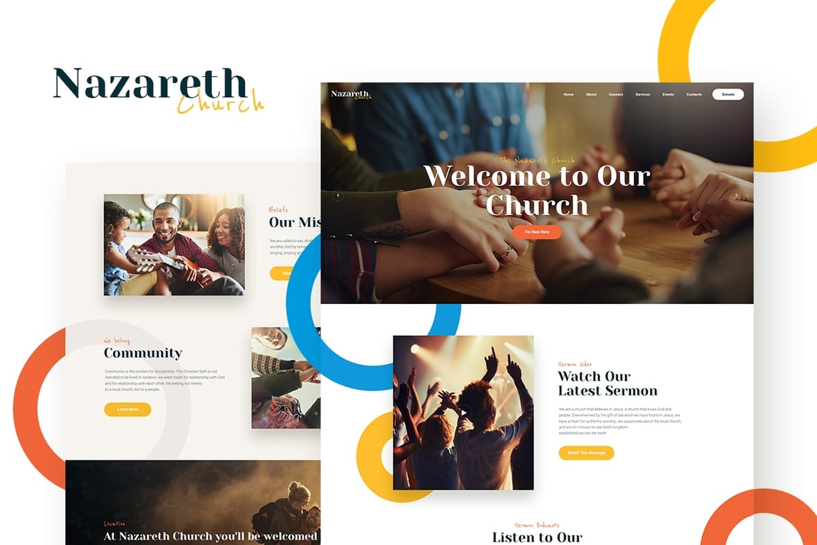 Tema WordPress Nazareth: Solusi Ideal untuk Gereja dan Organisasi Non-Profit