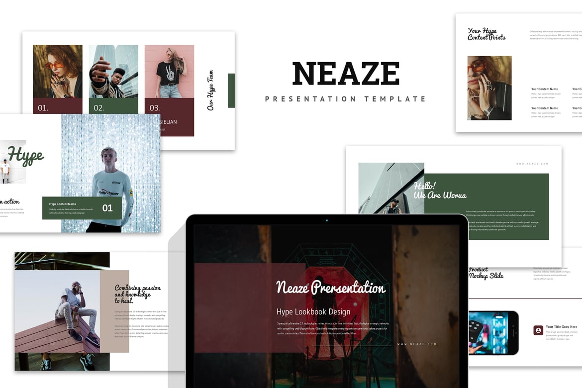 Neaze: Template Presentasi Fashion Hypebeast yang Memukau