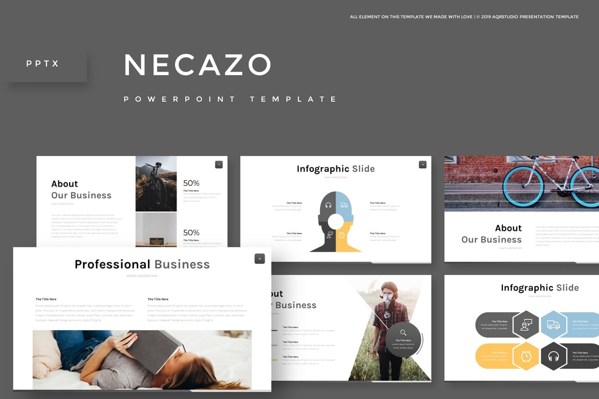 Necazo - Template Powerpoint Serbaguna yang Menarik