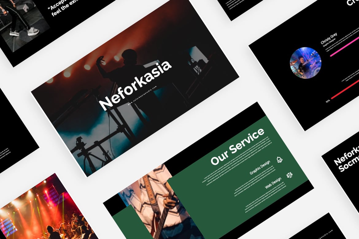 Template Powerpoint Neforkasia - Presentasi Menarik dan Kreatif