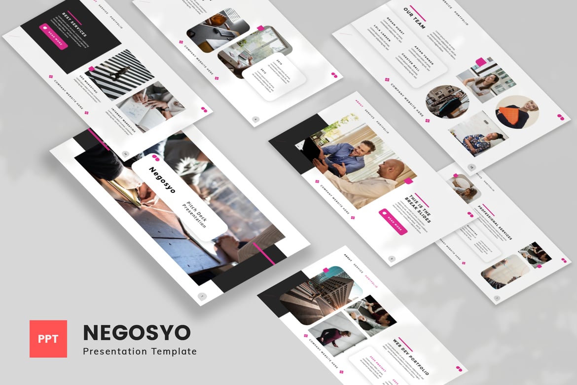 Template Presentasi Pitch Deck Negosyo yang Menarik dan Profesional